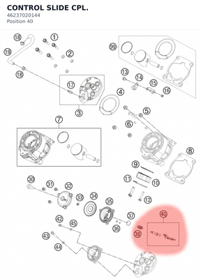 Diagram preview: CONTROL SLIDE CPL. (46237020144)