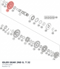 Diagram preview: IDLER GEAR 2ND G. T 32 (77733012000)