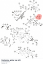 Diagram preview: Fastening plate top left (6170300205456)
