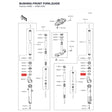Kawasaki OEM – BUSHING-FRONT FORK,GU product image