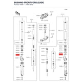 Kawasaki OEM – BUSHING-FRONT FORK,GU product image