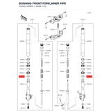Kawasaki OEM – BUSHING-FRONT FORK,IN product image