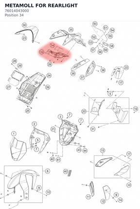 Diagram preview: METAMOLL FOR REARLIGHT (76014043000)