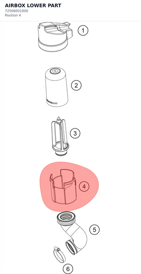 Diagram preview: AIRBOX LOWER PART (72506001000)