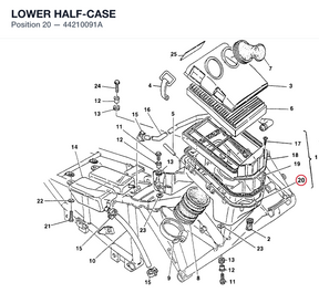 LOWER HALF-CASE