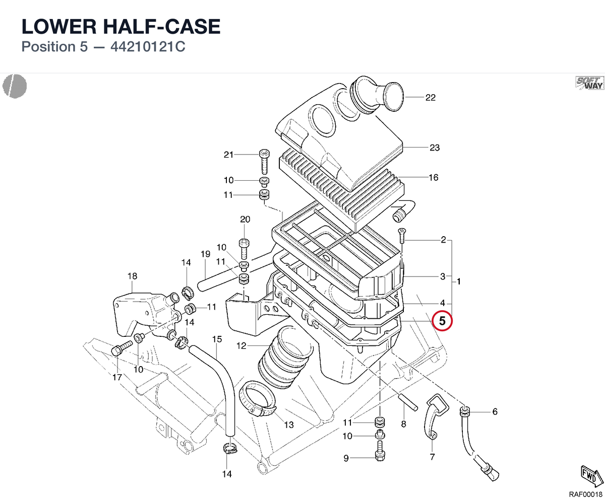 LOWER HALF-CASE