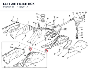 LEFT AIR FILTER BOX