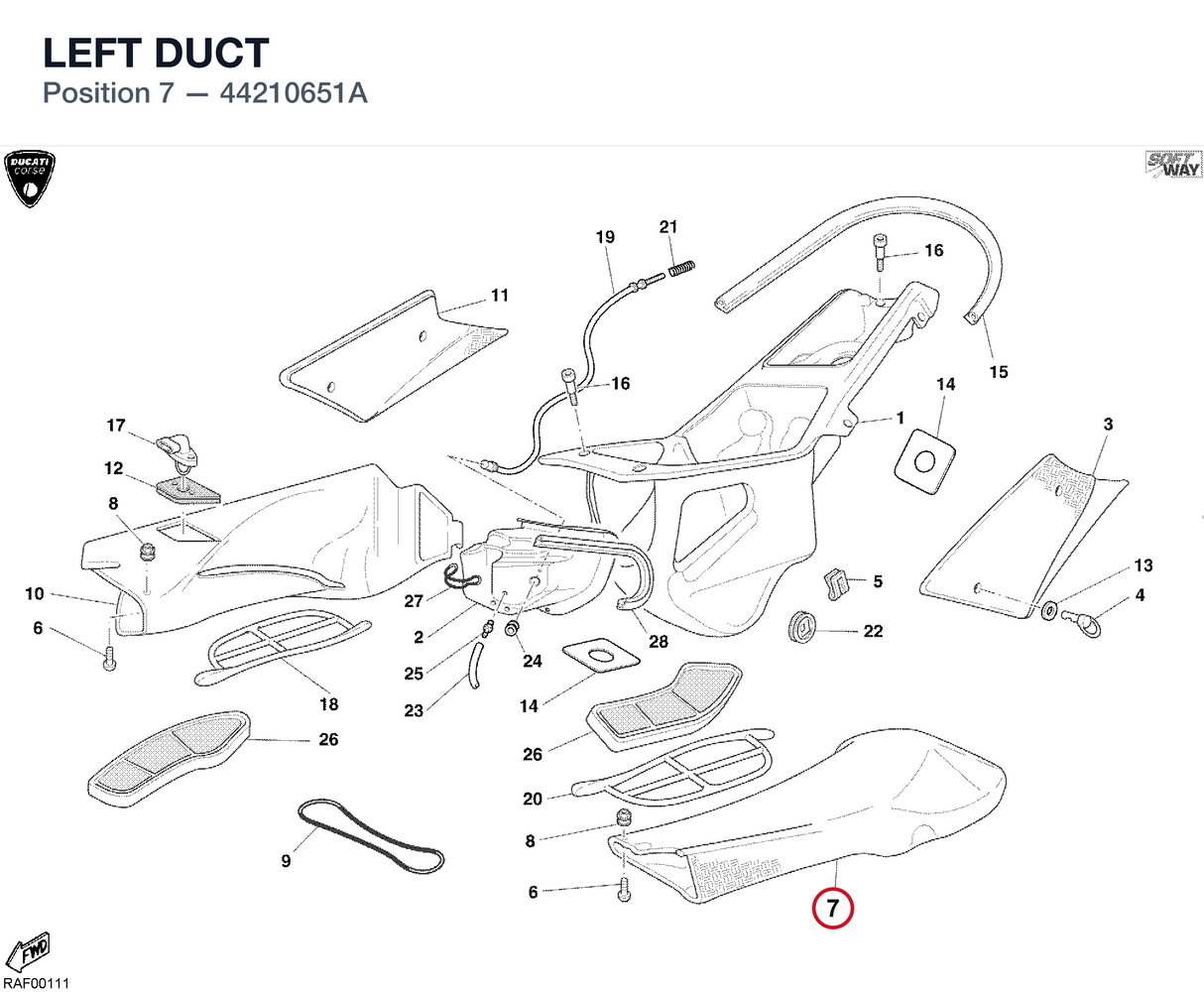 LEFT DUCT