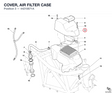 COVER, AIR FILTER CASE