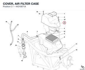 COVER, AIR FILTER CASE