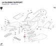 LH SLIDING SUPPORT