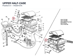 UPPER HALF-CASE