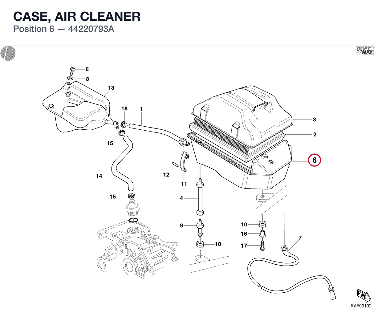 CASE, AIR CLEANER