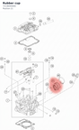 Diagram preview: Rubber cup (72136044000)