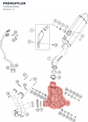 Diagram preview: PREMUFFLER (C64605050000)