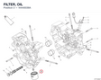 FILTER, OIL 44440039A diagram position