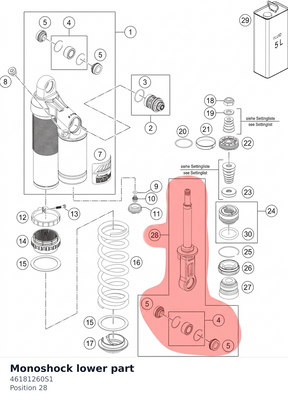 Diagram preview: Monoshock lower part (46181260S1)