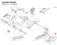 GUARD FRONT 44610643A diagram position