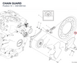 CHAIN GUARD 44610901AA diagram position