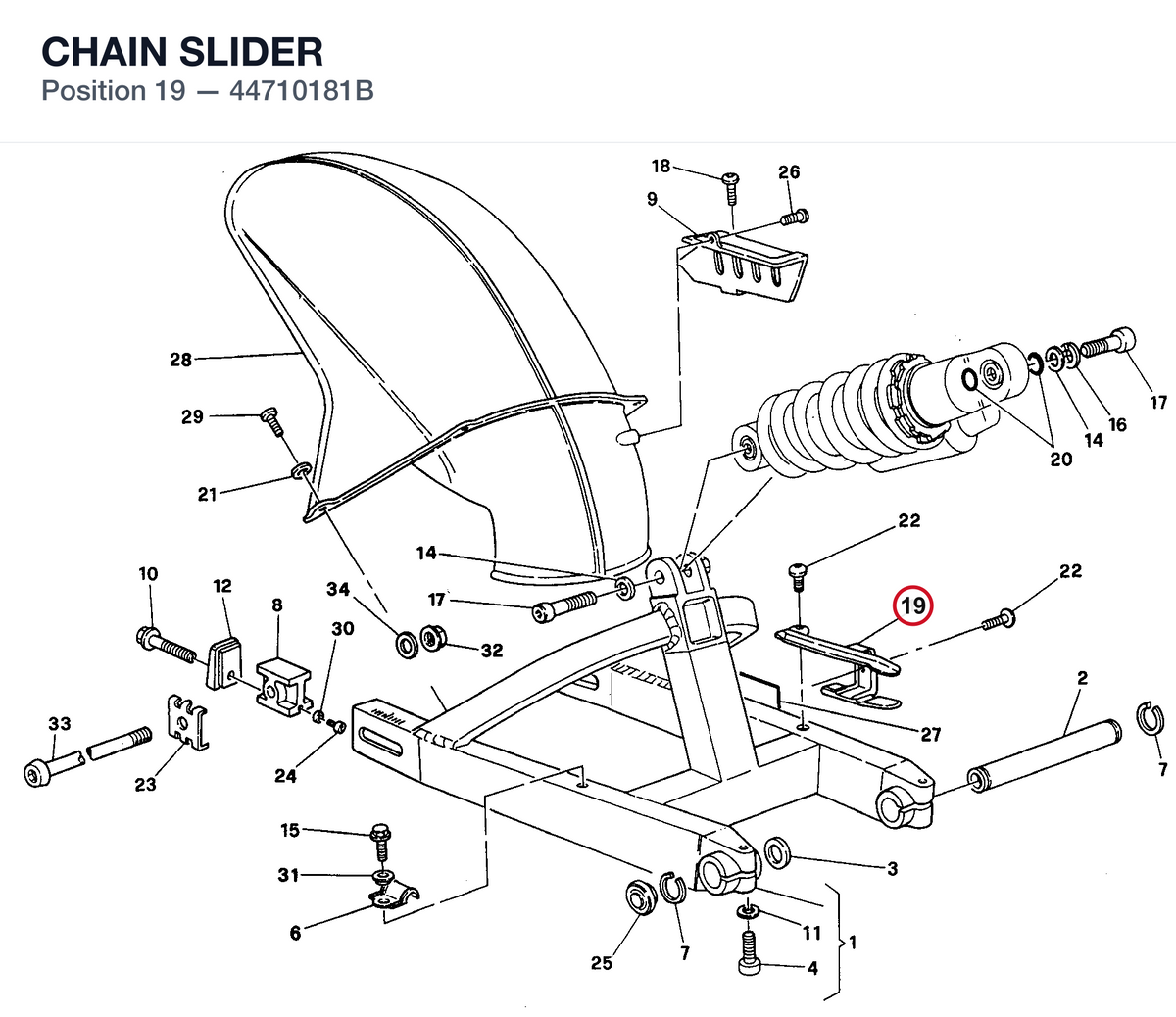CHAIN SLIDER