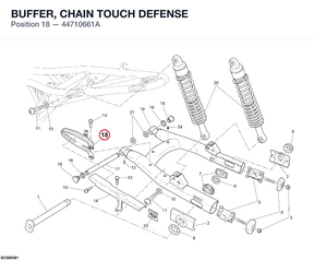 BUFFER, CHAIN TOUCH DEFENSE 44710661A diagram position