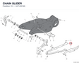 CHAIN SLIDER 44712313A diagram position