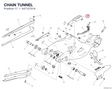 CHAIN TUNNEL 44712701A diagram position