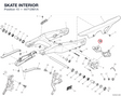 SKATE INTERIOR 44712901A diagram position