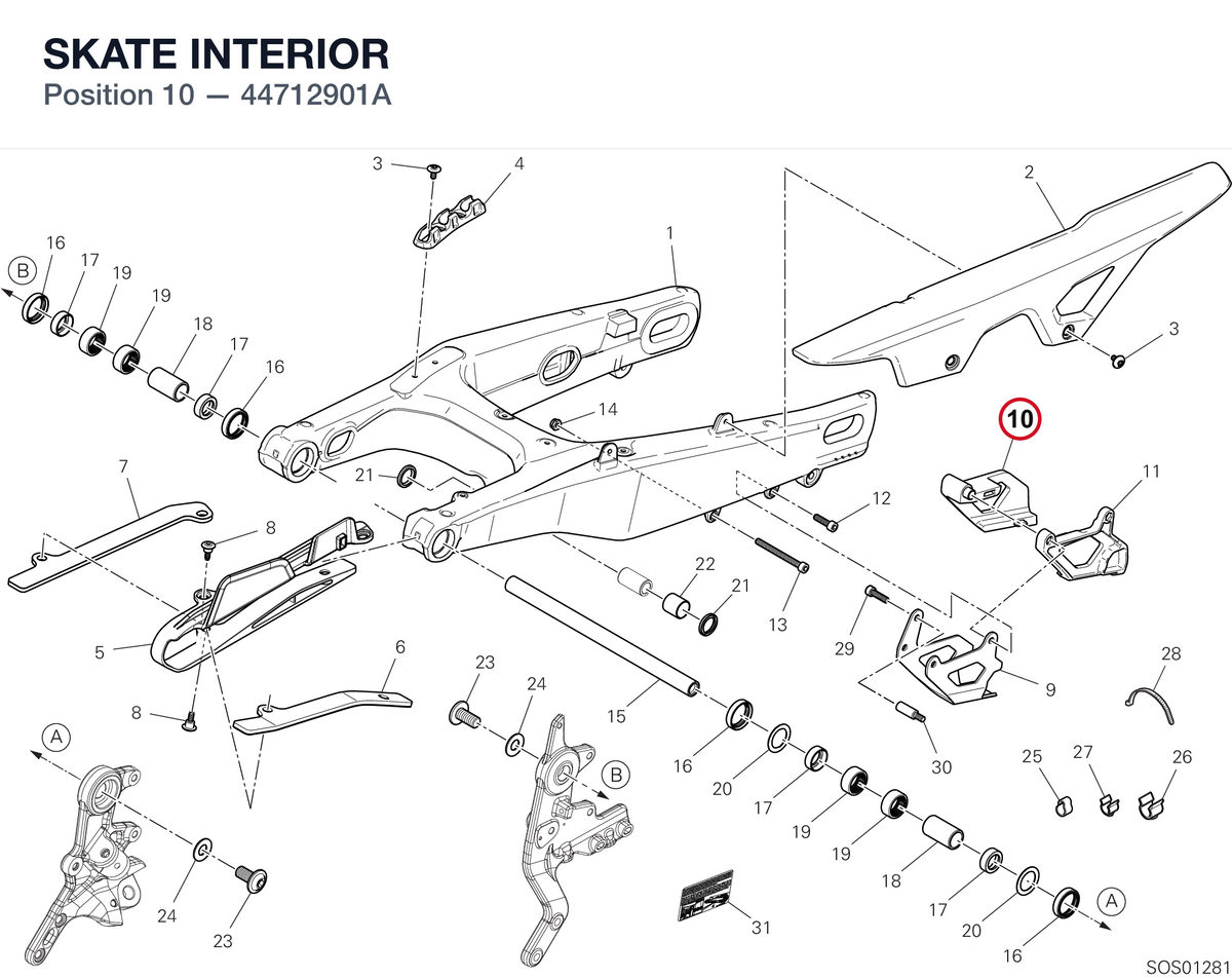 SKATE INTERIOR 44712901A diagram position