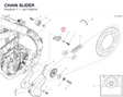 CHAIN SLIDER 44713061A diagram position