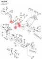 Diagram preview: SCREW (93007046050)