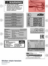 Diagram preview: Sticker chain tension (64104099100)