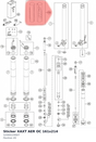 Diagram preview: Sticker XAXT AER OC 161x214 (52000229SET)