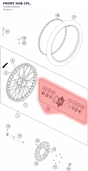 Diagram preview: FRONT HUB CPL. (7530901004491)