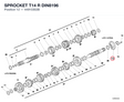 SPROCKET T14 R DIN8196