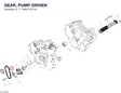 GEAR, PUMP DRIVEN 44911571A diagram position