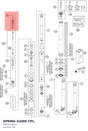 Diagram preview: SPRING GUIDE CPL. (48601035S1)