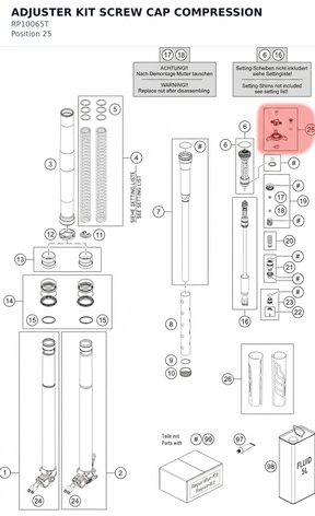 Diagram preview: ADJUSTER KIT SCREW CAP COMPRESSION (RP10065T)