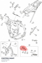 Diagram preview: FOOTPEG RIGHT (A41003041000)