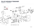 PULLEY, MOVABLE TENSIONER