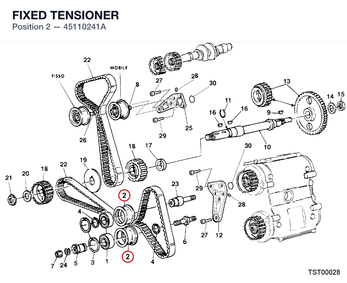 FIXED TENSIONER