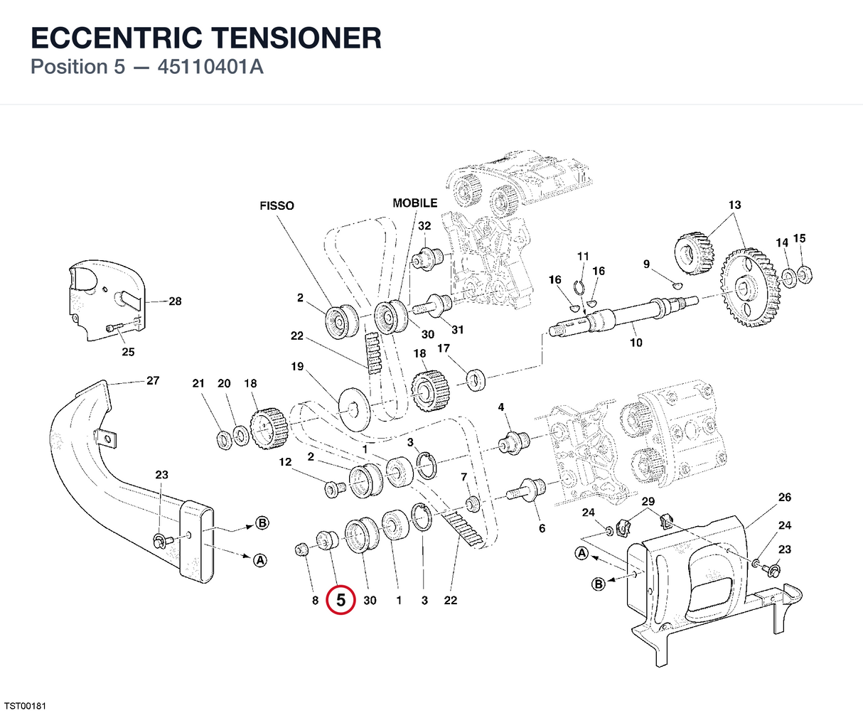 ECCENTRIC TENSIONER