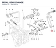PEDAL, GEAR CHANGE