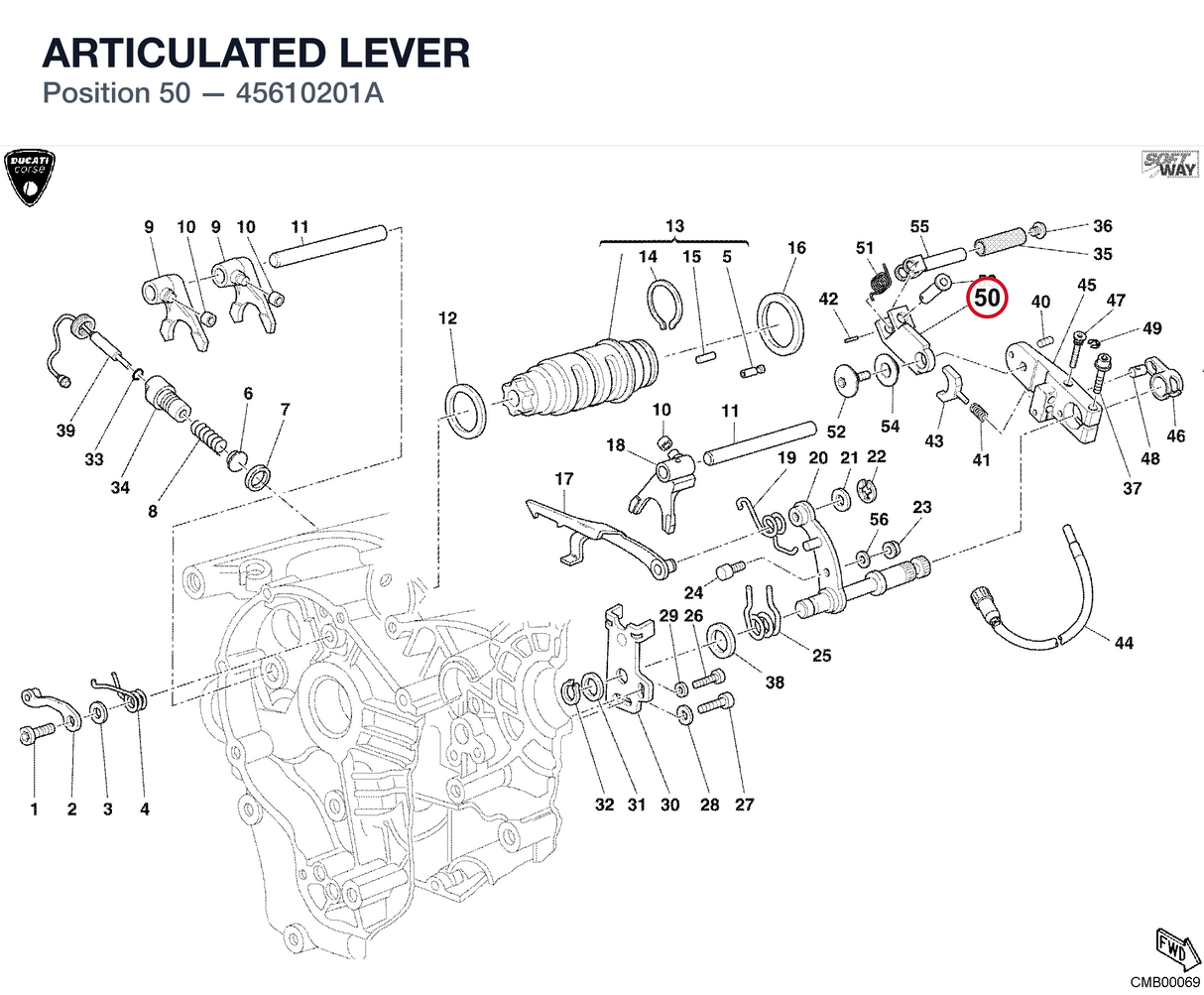 ARTICULATED LEVER