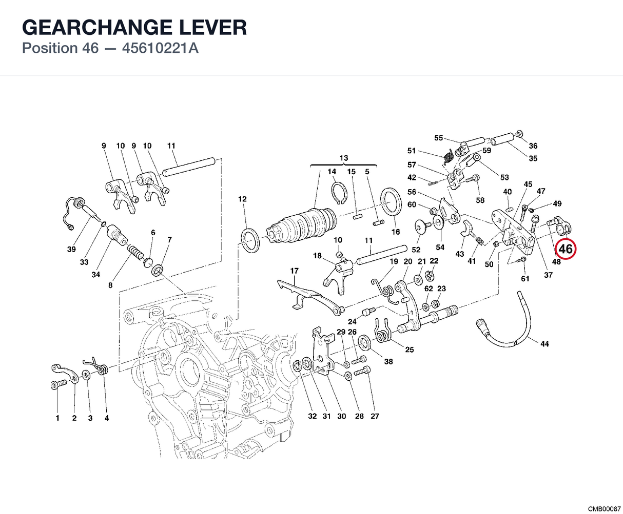 GEARCHANGE LEVER