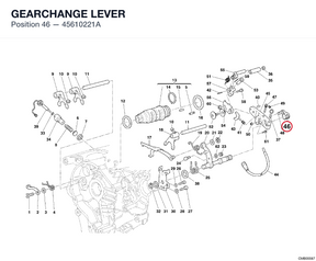 GEARCHANGE LEVER