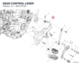 GEAR CONTROL LEVER 45613791AA diagram position