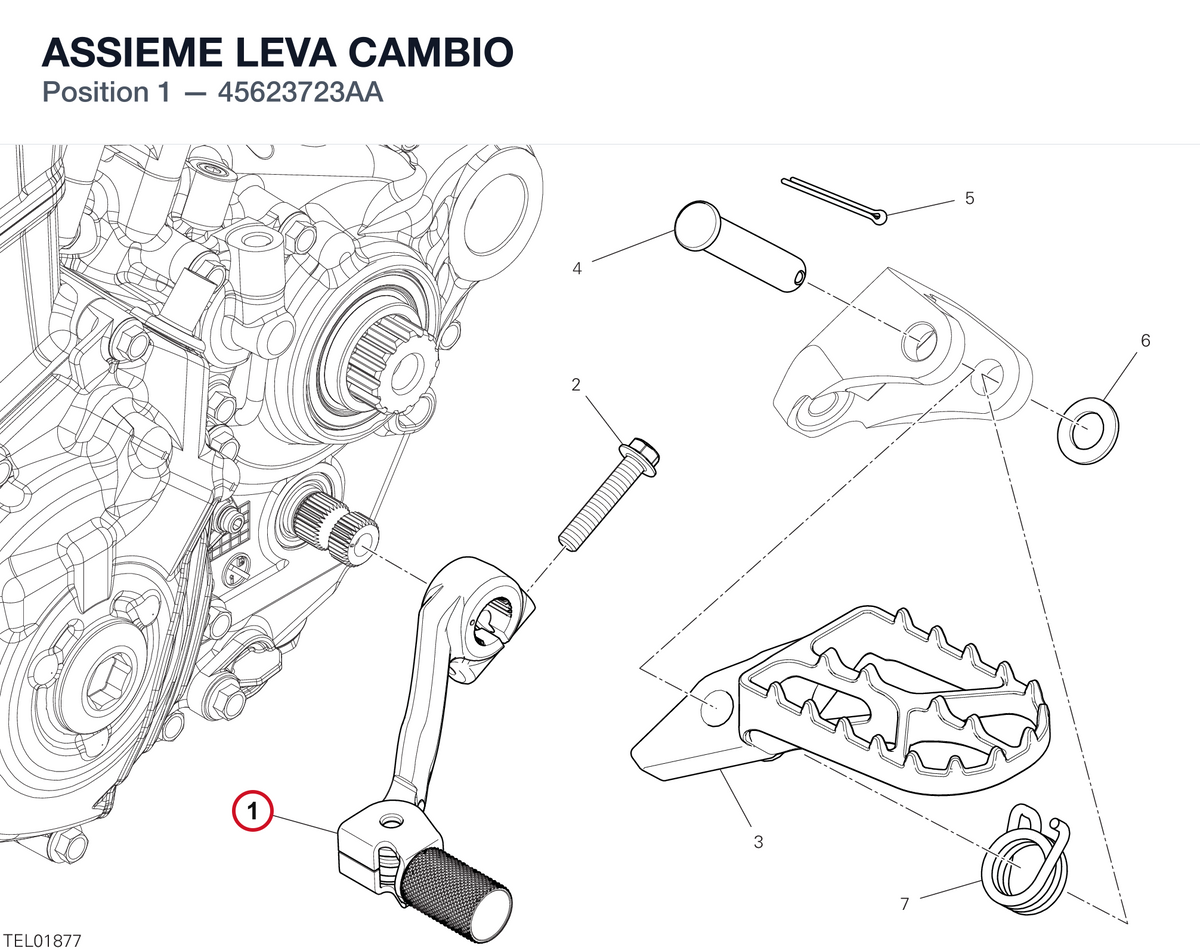 ASSIEME LEVA CAMBIO