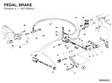 PEDAL, BRAKE