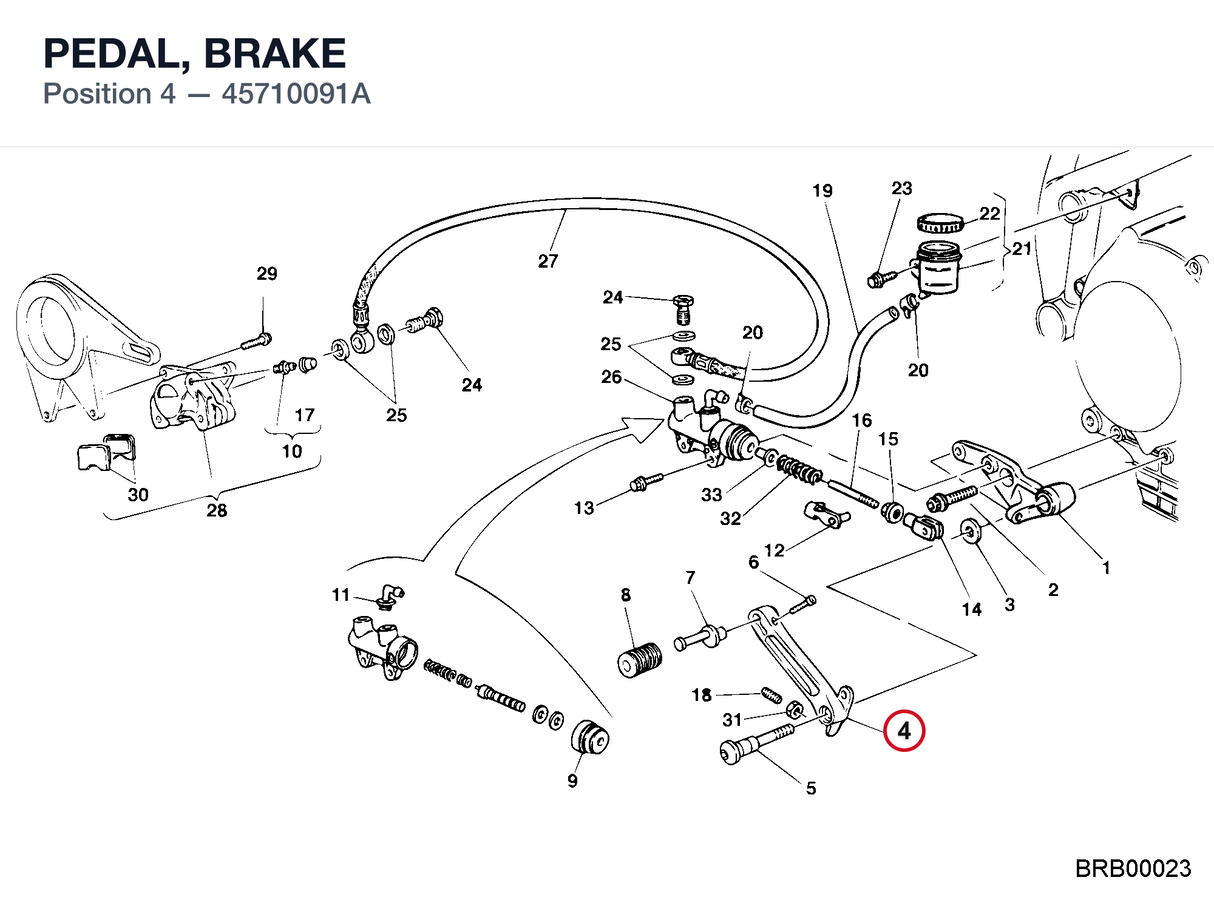 PEDAL, BRAKE